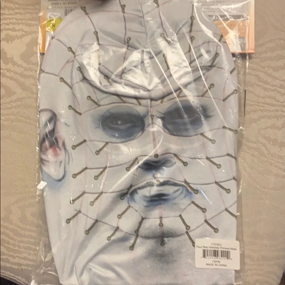 LAST ONE!! HellRaiser Mask + 2 Evil Jester 🚗decals NIP